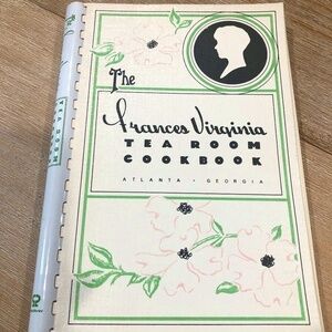 VINTAGE 1981The Frances Virginia Tea Rook Cookbook, by Millie Coleman